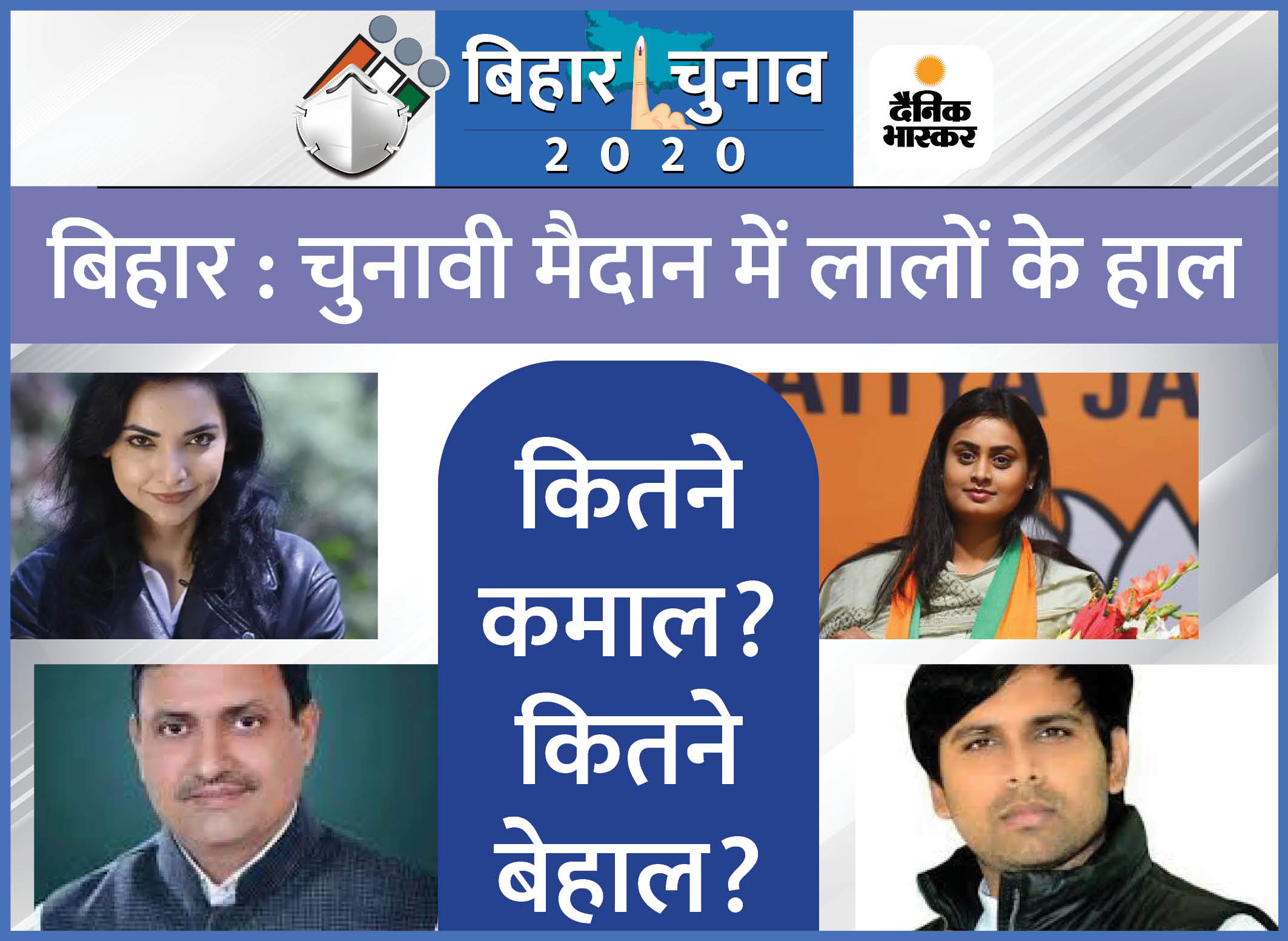 Nepotism In Bihar Election 2020 Update | Pushpam Priya Chaudhary (Bankipore Bisfi), RJD Tejashwi Yadav, Tej Pratap Yadav | वंशवाद के 16 चेहरे चुनावी मैदान में, इनमें से 7 पीछे चल रहे; पुष्पम प्रिया दोनों जगहों से पीछे